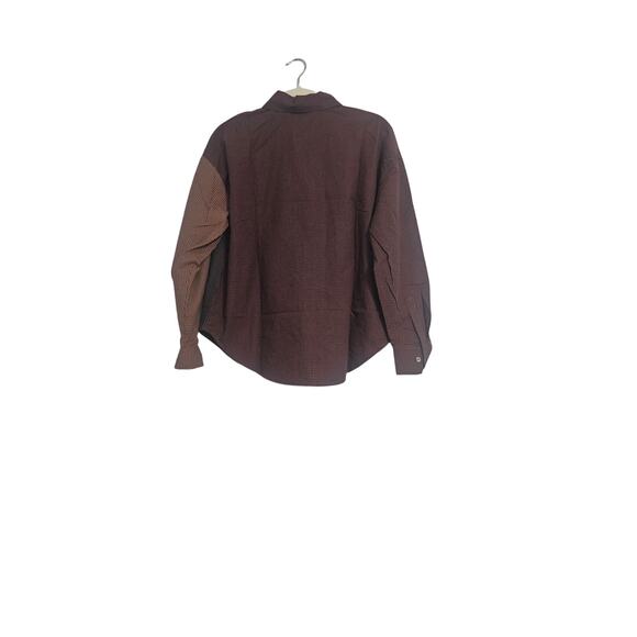 Blu Pepper color-block western  Button-down collared shirt - Picture 2 of 5